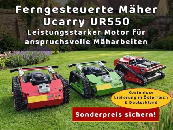 Ferngesteuerter Mäher Ucarry UR550 7.5HP – Benzin