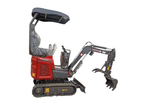 Minibagger Rhinoceros KS10-9 (XN10-9) + 3 Schaufeln und mech. Steingreifer